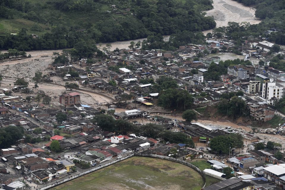 Mocoa, landslide Colombia