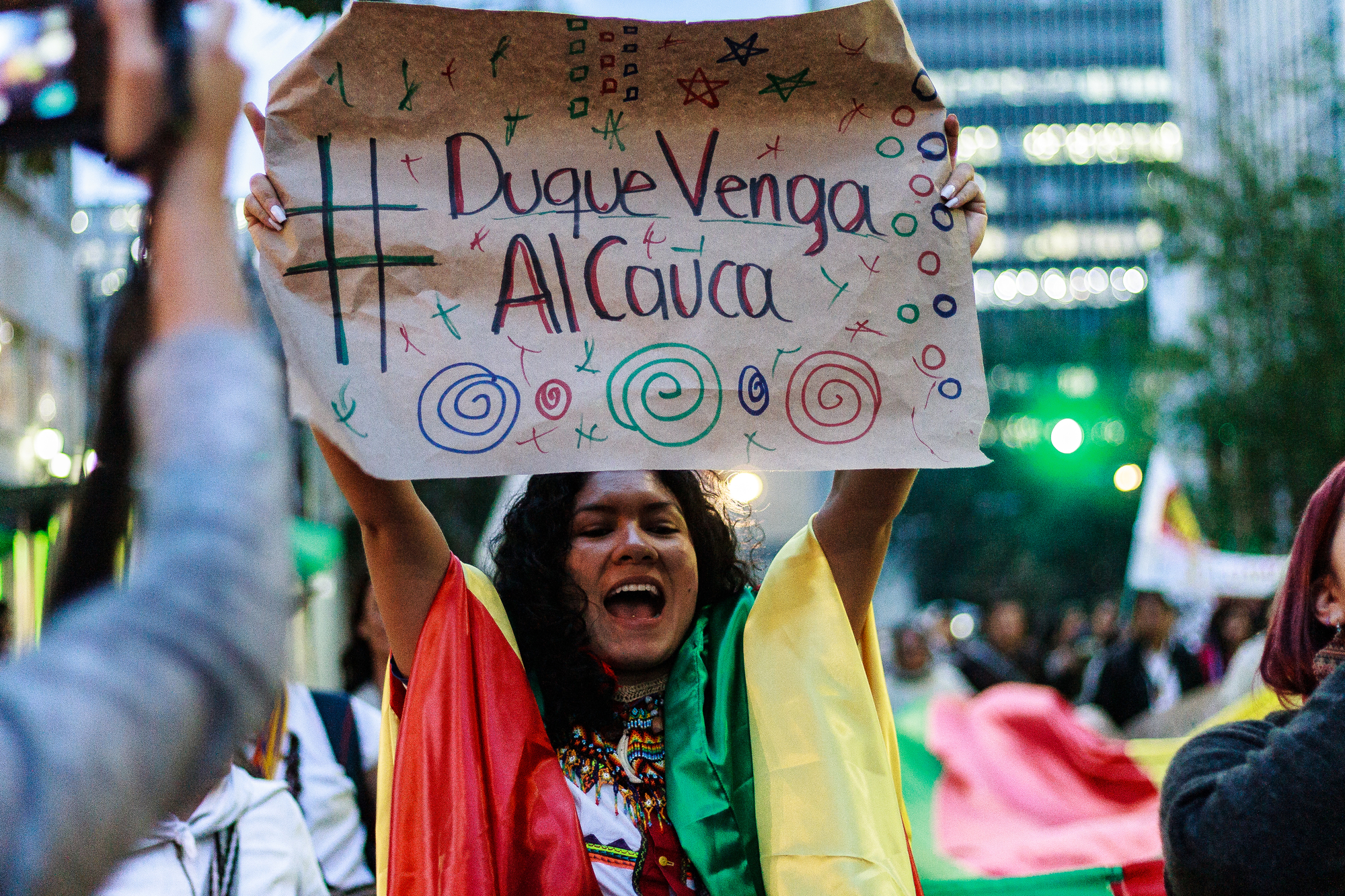 Indigenous communities in Cauca are now in their 18th day of protest against the government.