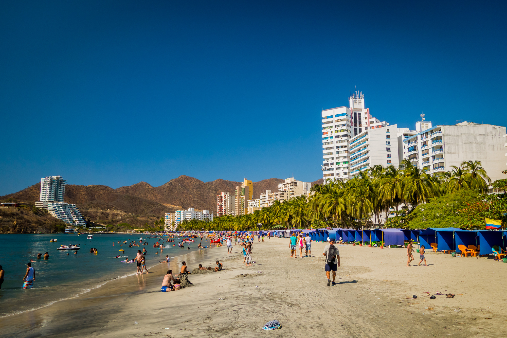 Rodadero beach Santa Marta