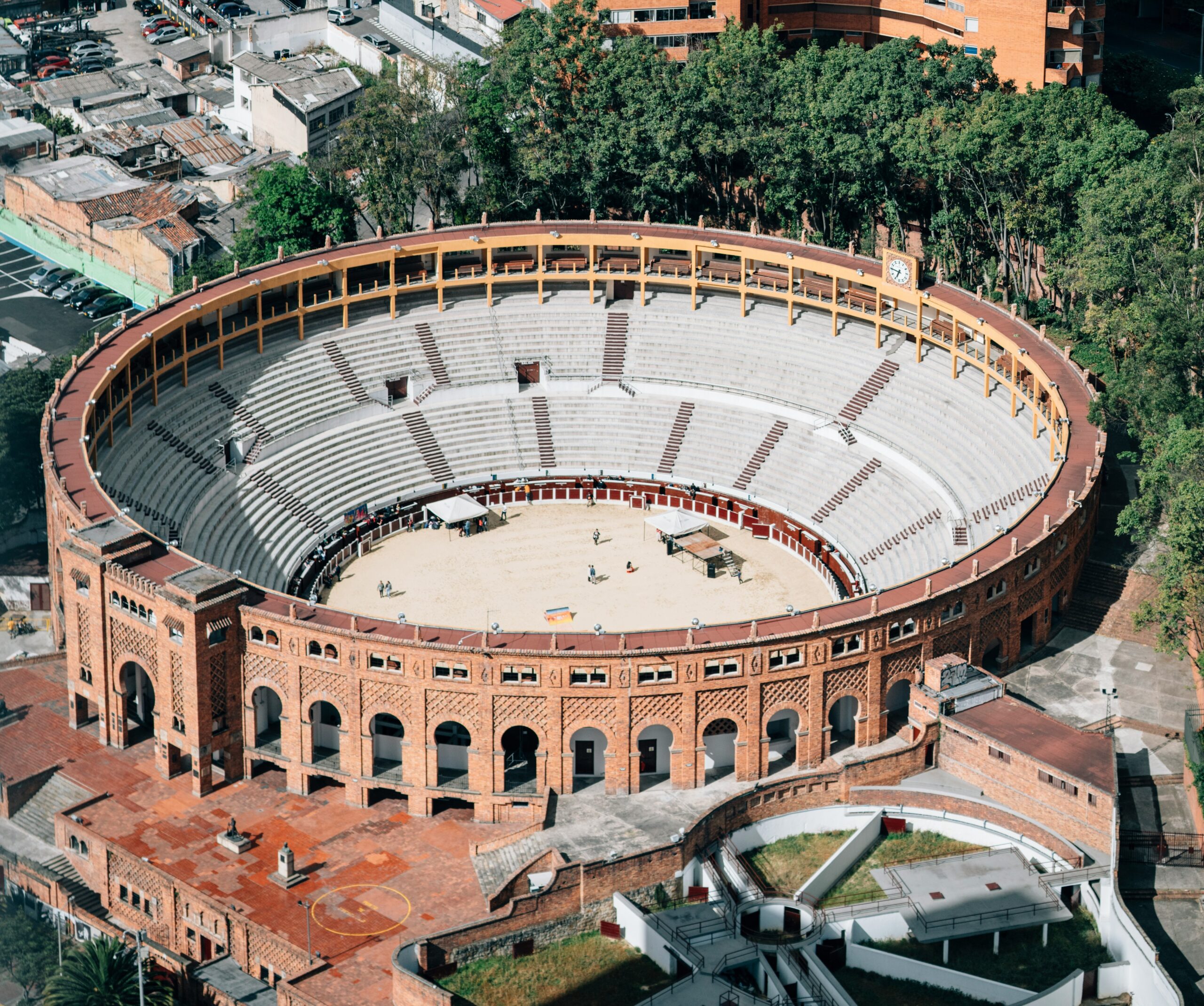 Random Institute image on Unsplash of the Plaza de Toros in Bogotá, Colombia